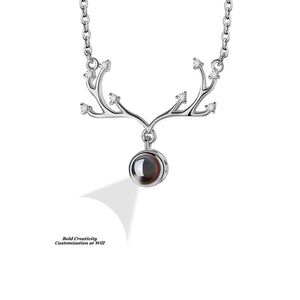 Deer Antler Projection Necklace