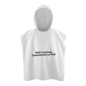 Children's hooded bathrobe