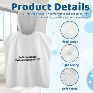 Children's hooded bathrobe