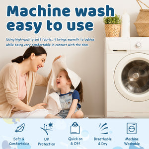 Children's hooded bathrobe