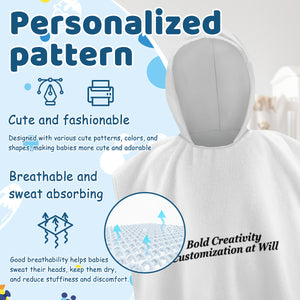 Children's hooded bathrobe