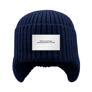 Earflap Knitted Cap