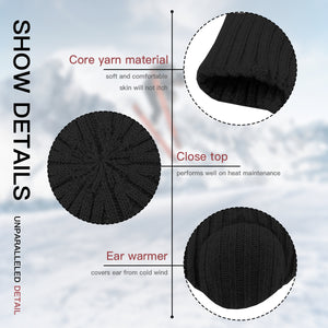 Earflap Knitted Cap