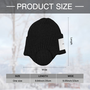 Earflap Knitted Cap