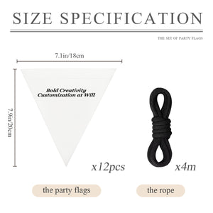 Party pennants (12-pack)