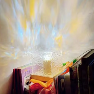 Ocean Wave Projection Lamp – USB LED Ambient Wave Night Light