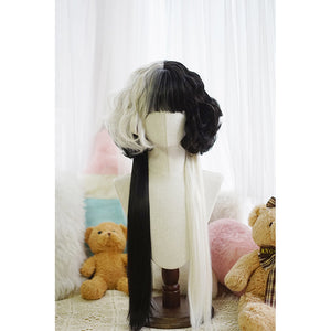 Two-color jellyfish wig W002