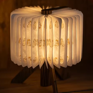 Folding Chinese‑Style Nightlight – Elegant Portable LED Ambient Lamp with Cultural Charm
