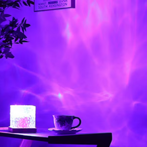 Ocean Wave Projection Lamp – USB LED Ambient Wave Night Light