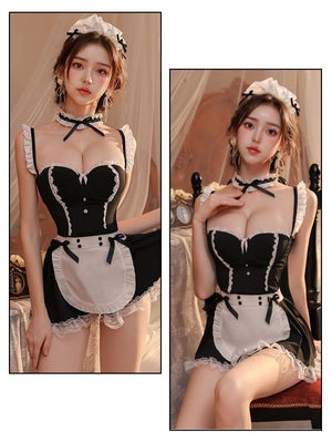Maid Cafe Fancy Dress Outfit