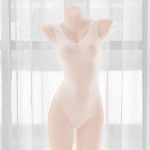 Deep V cutout bodysuit  KF70305