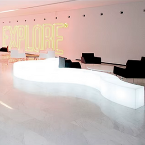 LumiNa Modular Waterproof LED Lounge Furniture – Customizable Outdoor LED Seating & Decor