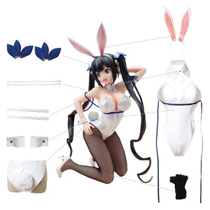 Dungeon ni Deai wo Motomeru no wa Machigatteiru Darou ka Hestia Tenue Lapin Bunny Girl Cosplay Costume