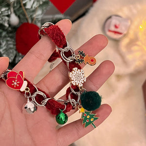 Sweet Christmas Tree Pendant  Collar KA19