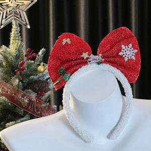 Christmas Bow Headband SD97