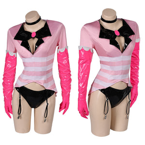 Hazbin Hotel(2024) Angel Dust Lingerie Pour Femme Cosplay Costume