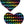 Rainbow Gay on Black Heart Pasties