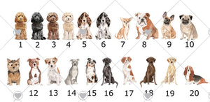 Personalised Dogs First Christmas Bauble, Puppy's 1st Xmas Tree Decoration, Multiple Breeds Available - Swipe to See