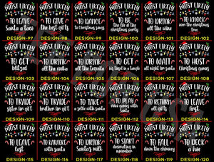 168 Quotes Most Likely to Christmas Shirts,Matching Family Christmas Shirts,Funny Christmas 2025 Party Tee,Matching Pajamas,Long Sleeve,Xmas