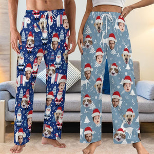 Christmas Pajama Pants with Faces, Faces on Pajamas, Face Pajama Pants, Personalized Pajamas with Face, Custom Face Pajamas, Gift for Family