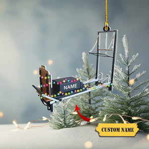 Pilates Equipment Hanging Ornament 2D, Pilates Flat Ornament, Pilates Studio Decor, Pilates gift, Fitness gift, Pilates Art, Colleague Gifts