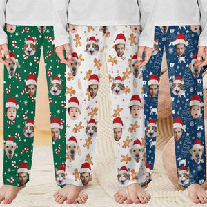 Christmas Pajama Pants with Faces, Faces on Pajamas, Face Pajama Pants, Personalized Pajamas with Face, Custom Face Pajamas, Gift for Family