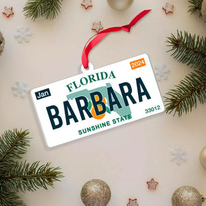 Personalized State License Ornament, Custom New Driver Ornament 2025, Drivers License Ornament, Christmas 2025 Ornament, Christmas Gift