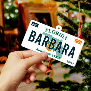 Personalized State License Ornament, Custom New Driver Ornament 2025, Drivers License Ornament, Christmas 2025 Ornament, Christmas Gift