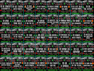 Funny 320 Quotes Most Likely Christmas Tee,Christmas Crew Shirt,Christmas Pajama,Matching Christmas Tee,Long Sleeve,Holiday T-shirt,Xmas Tee