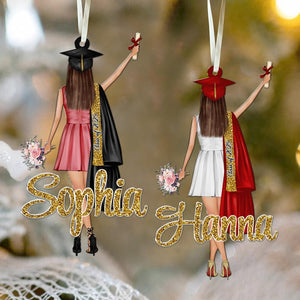 Personalized Graduation Christmas Gift, Custom Graduation Ornament, Class Of 2025 Ornament, High School Graduation Gift, College Graduate