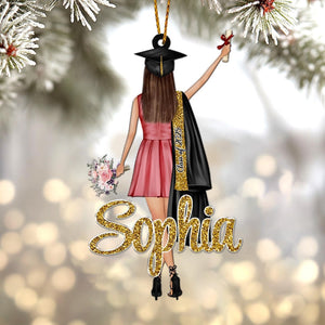 Personalized Graduation Christmas Gift, Custom Graduation Ornament, Class Of 2025 Ornament, High School Graduation Gift, College Graduate