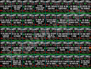 Funny 320 Quotes Most Likely Christmas Tee,Christmas Crew Shirt,Christmas Pajama,Matching Christmas Tee,Long Sleeve,Holiday T-shirt,Xmas Tee