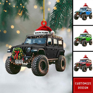 Personalized Off-Road Car Christmas Ornament, Off-Road Car Keepsake, Car Lovers Ornament, Christmas Gift Car Driver Xmas Decoration