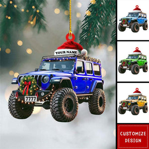 Personalized Off-Road Car Christmas Ornament, Off-Road Car Keepsake, Car Lovers Ornament, Christmas Gift Car Driver Xmas Decoration