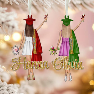 Personalized Graduation Christmas Gift, Custom Graduation Ornament, Class Of 2025 Ornament, High School Graduation Gift, College Graduate