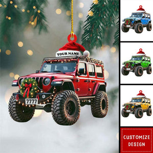 Personalized Off-Road Car Christmas Ornament, Off-Road Car Keepsake, Car Lovers Ornament, Christmas Gift Car Driver Xmas Decoration