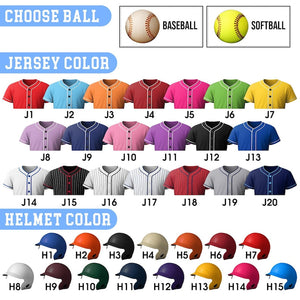Personalized Softball Ornament 2025 Custom Jersey, Team Keepsake