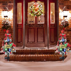 Solar Christmas Tree Stake Lights