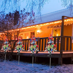 Solar Christmas Tree Stake Lights