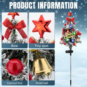 Solar Christmas Tree Stake Lights
