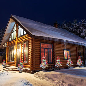 Solar Christmas Tree Stake Lights
