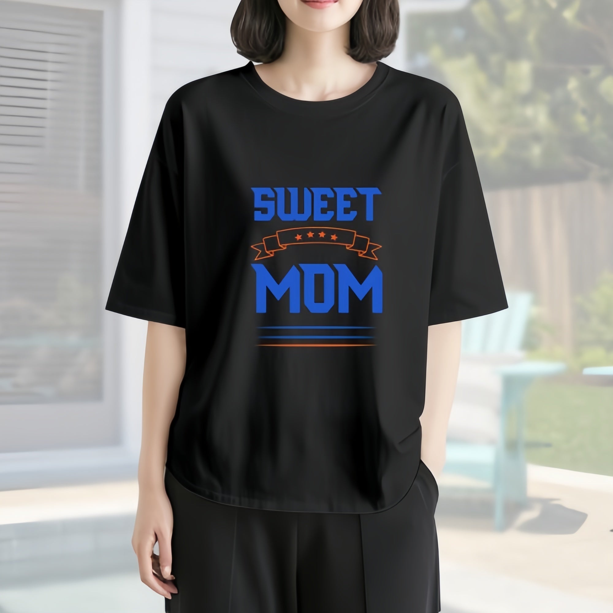 Women's T-Shirt Graphic Print Casual Short Sleeve T-Shirt