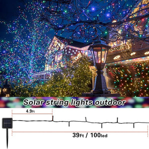 Solar LED Outdoor String Lights – Solar Powered Decorative Christmas & Outdoor Fairy Lights