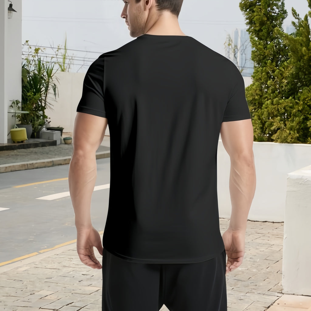 Men's T-Shirt Graphic Print Casual Short Sleeve T-Shirt