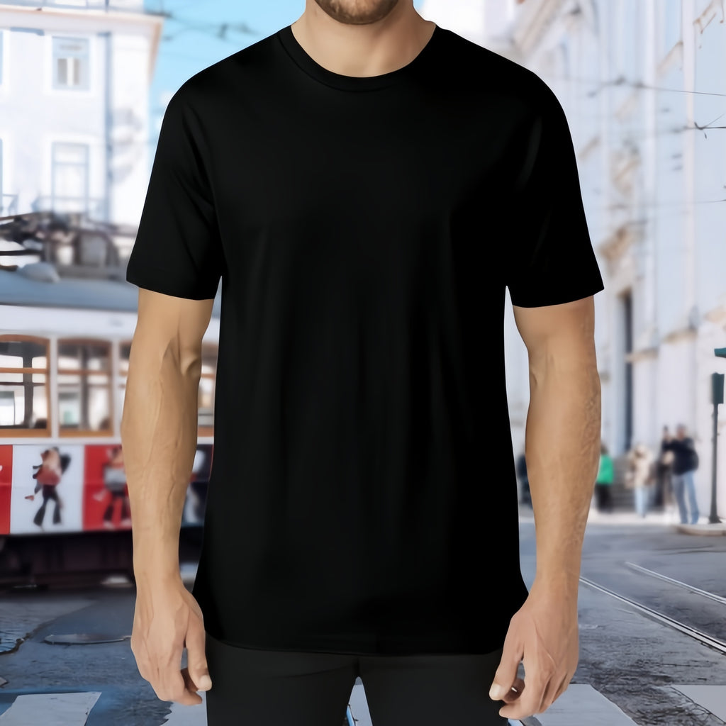 Men's T-Shirt European Size Graphic Print Casual Short Sleeve T-Shirt