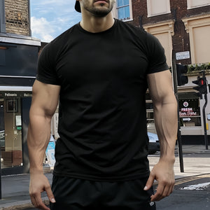 Men's T-Shirt European Size Graphic Print Casual Short Sleeve T-Shirt