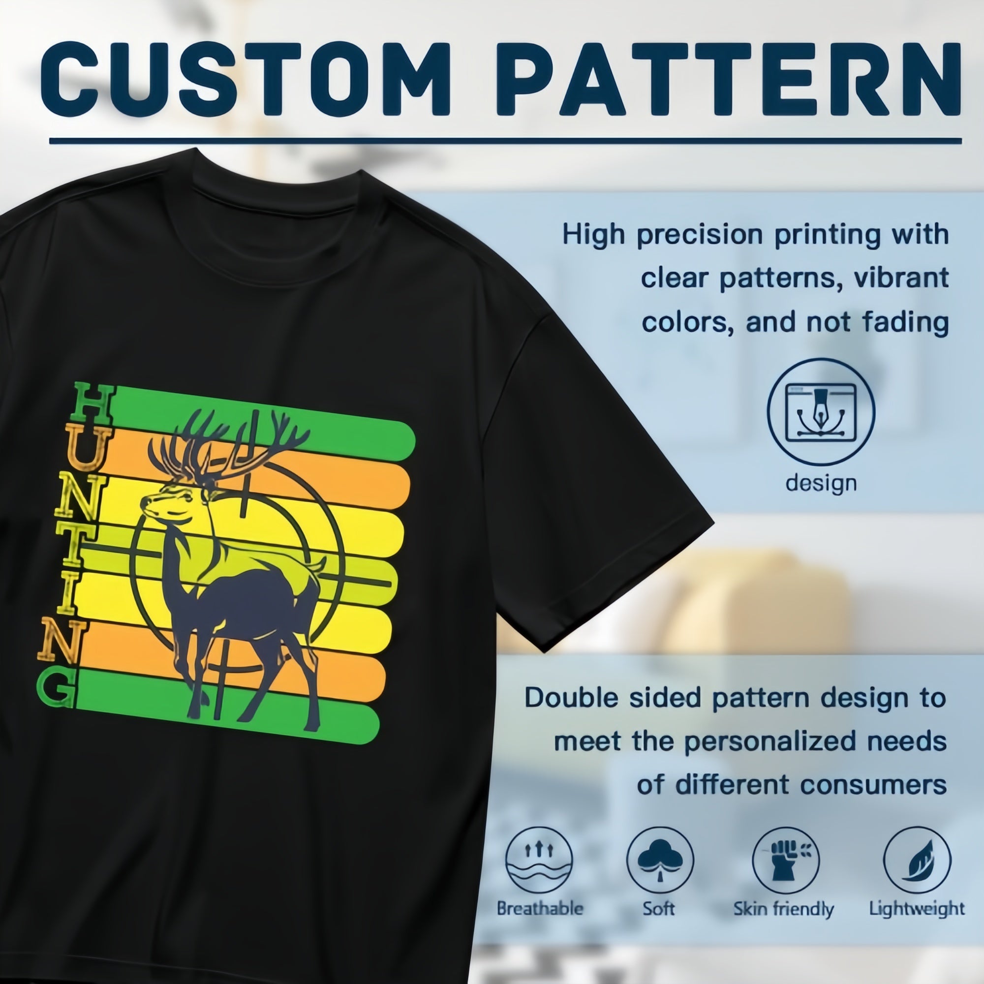 Men's T-Shirt Graphic Print Casual Short Sleeve T-Shirt