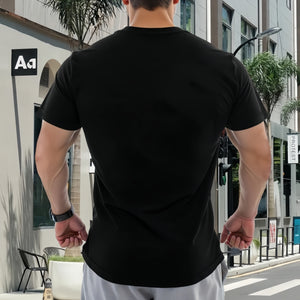 Men's T-Shirt European Size Graphic Print Casual Short Sleeve T-Shirt