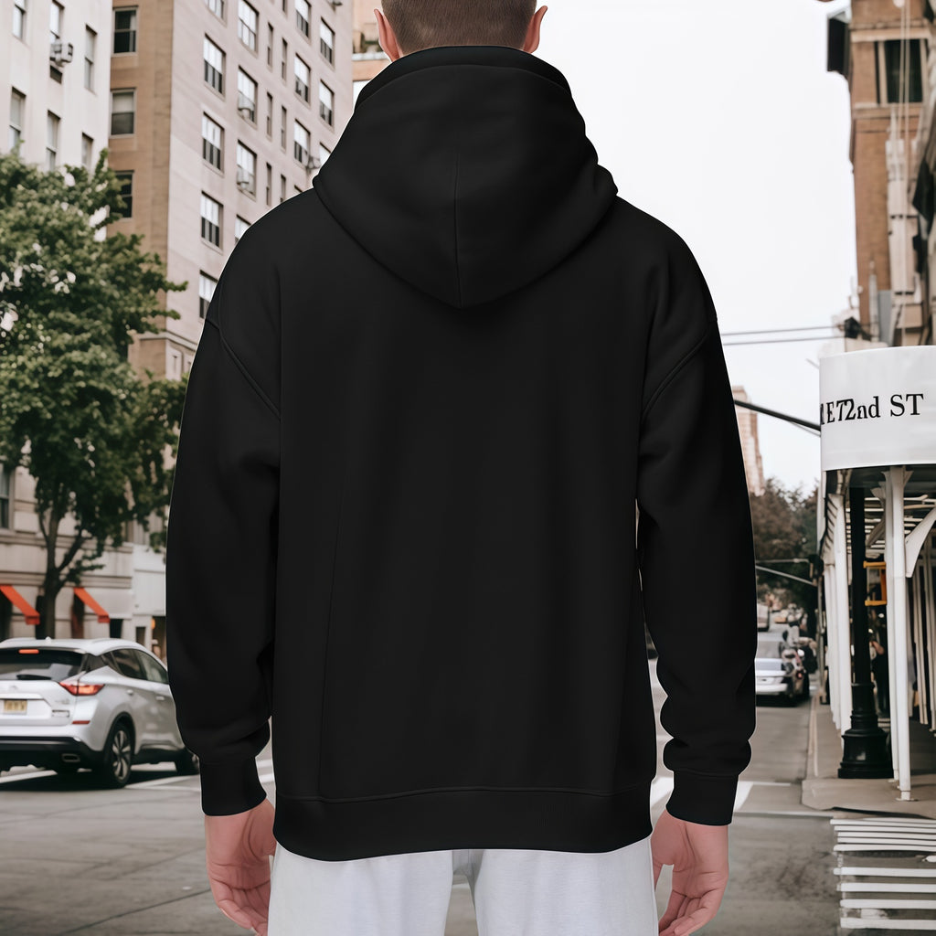 Men's Cotton Hooded Sweatshirt Casual Pullover Hoodie