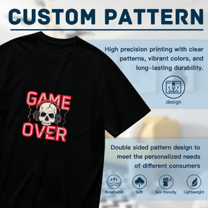 Men's T-Shirt European Size Graphic Print Casual Short Sleeve T-Shirt